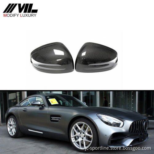 Carbon Fiber Rear View Mirror Cover for Mercedes-Benz SLK/SLC/AMG GT 2012-2018